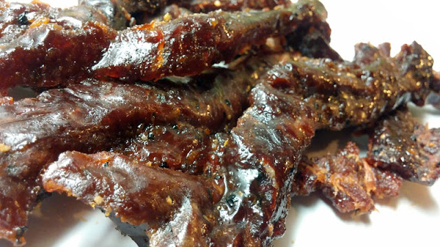 sweet garlic beef jerky