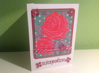 TSVATE Geburtstagskarte Zum 1. Geburtstag Für Mädchen – Mit Rosen-Design & Glitzer-Umschlag