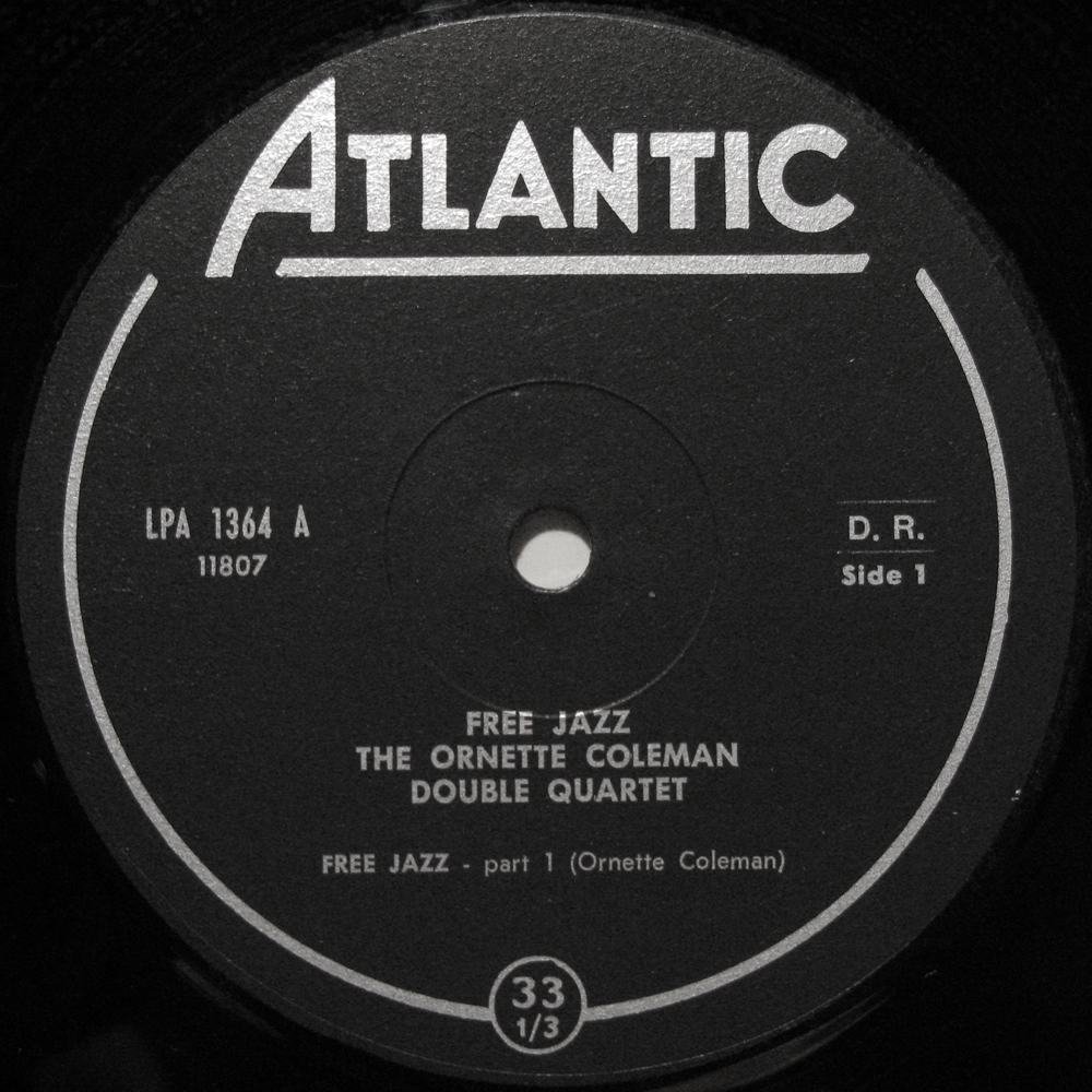 Ornette Coleman Free Jazz A Collective Improvisation VINYL2496: Ornette Coleman Double Quartet - Free Jazz A Collective