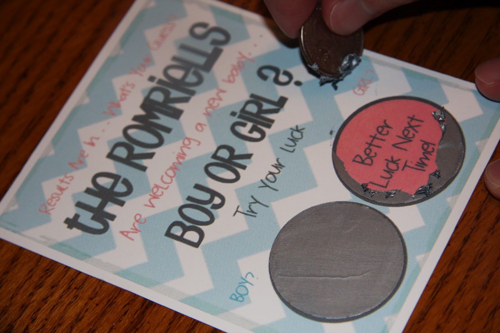 Later Gator Crafts Scratch Card Gender Reveal Tutorial