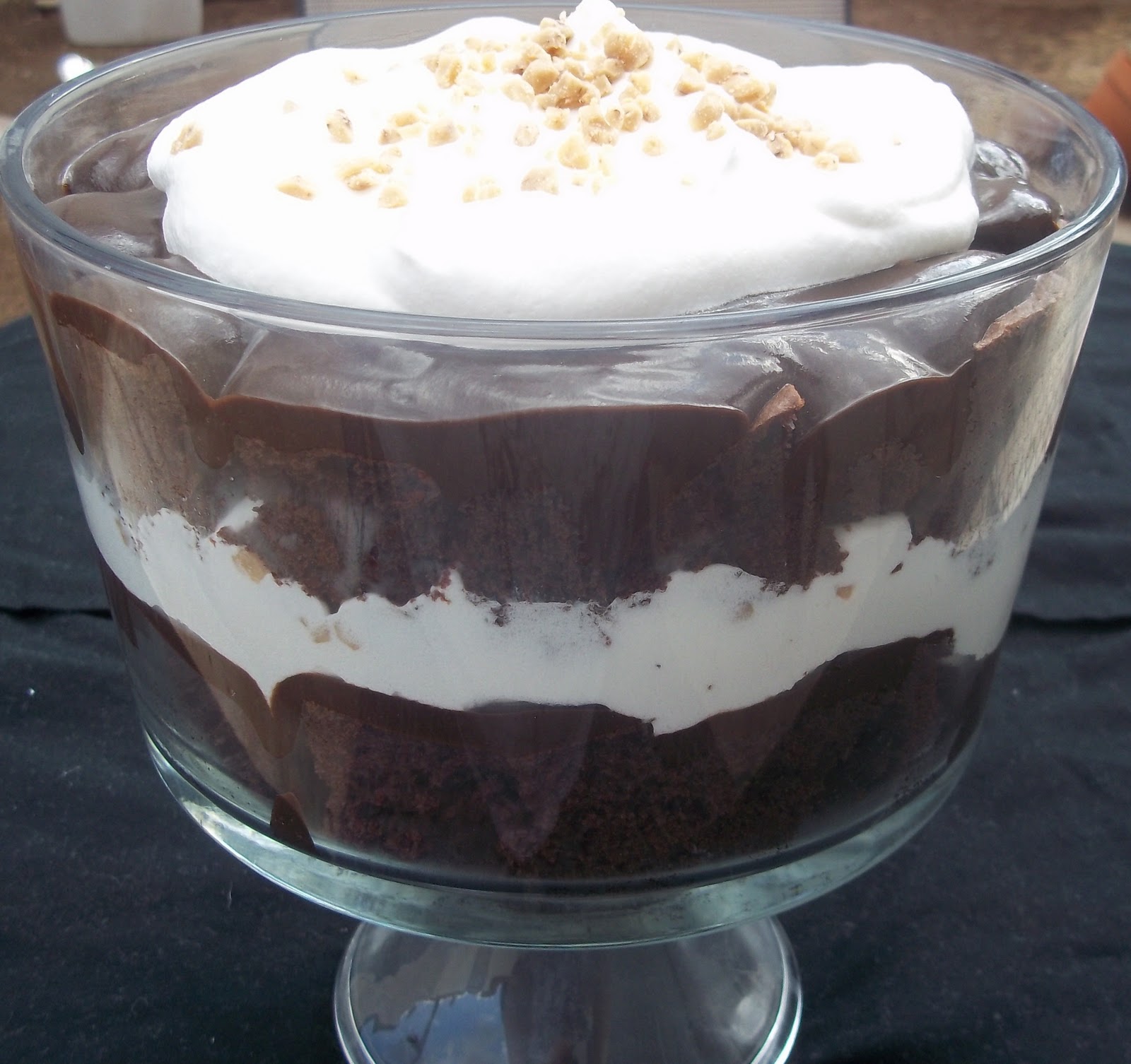 The Sporadic Cook Chocolate Kahlua Toffee Trifle