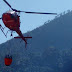 Helicóptero vem auxiliando no combate aos vários focos de incêndio na região de Senhor do Bonfim