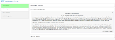 Configuring SAP HANA One