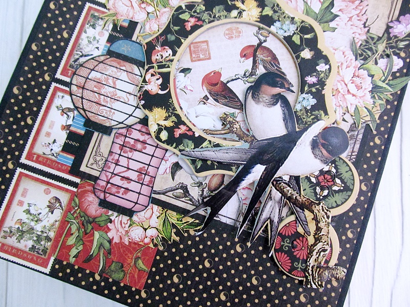 Kalalayaa's Art Stuido Graphic 45 Bird song scrapbook album