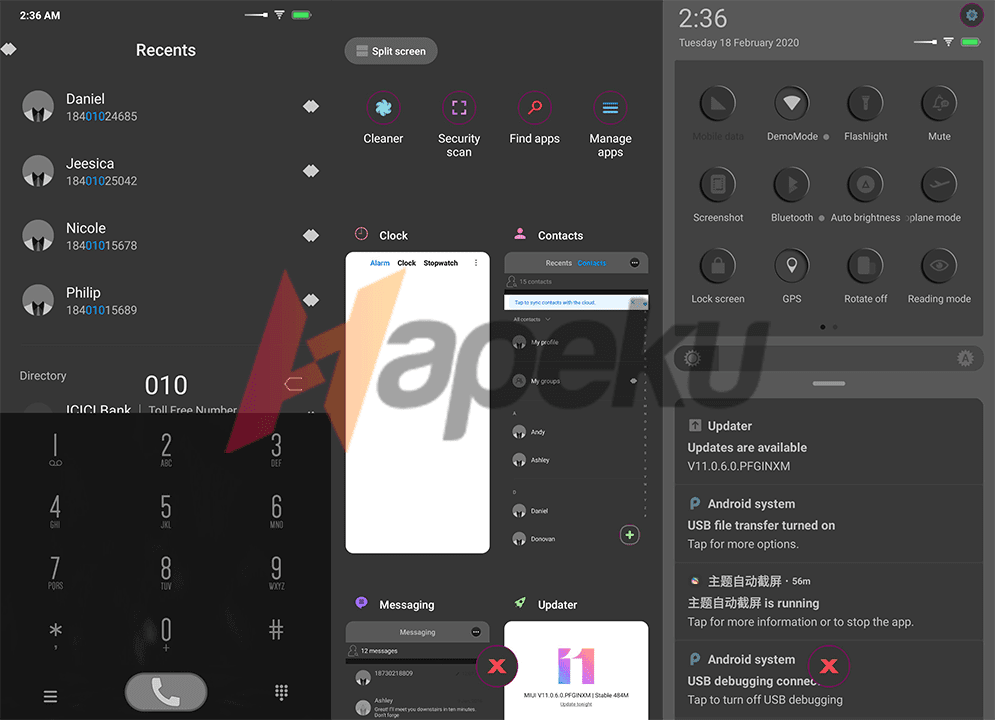 Theme Android Grey MIUI 10 & 11 Theme Android Grey MIUI 10 & 11
