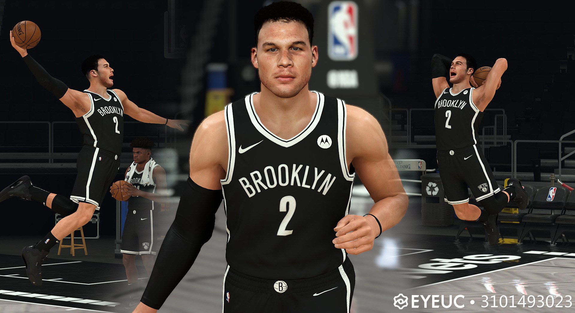NBA 2K21 Blake Griffin Cyberface and Body Update V1.5 by