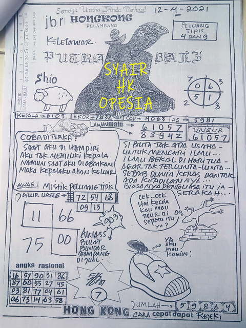 gambar togel hongkong