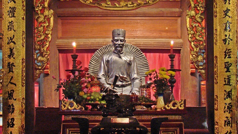 Tượng thờ Chu Văn An