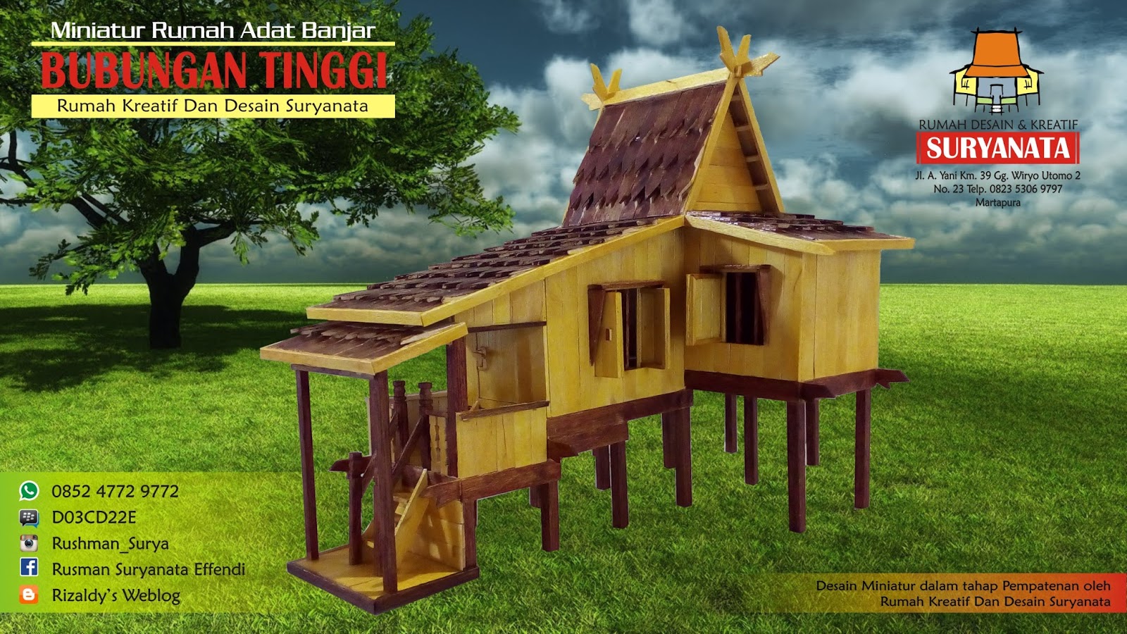 Suryanata.com: Miniatur Rumah Banjar