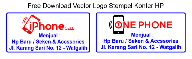 Contoh Stempel Konter HP Contoh Stempel Keren Free
