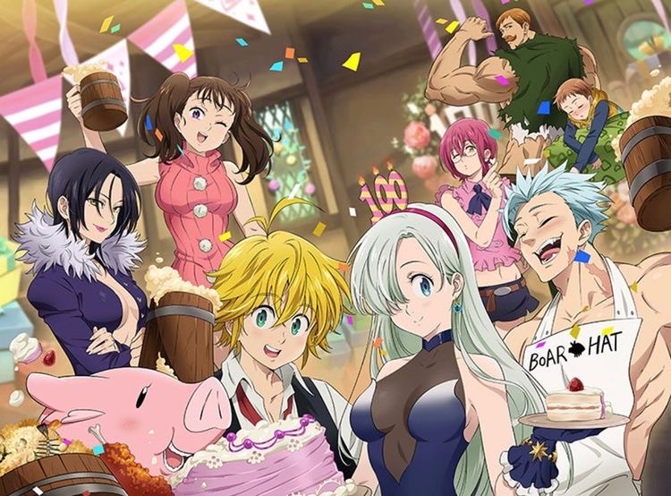 Onde estão os 7 pecados capitais nesse novo anime de nanatsu no