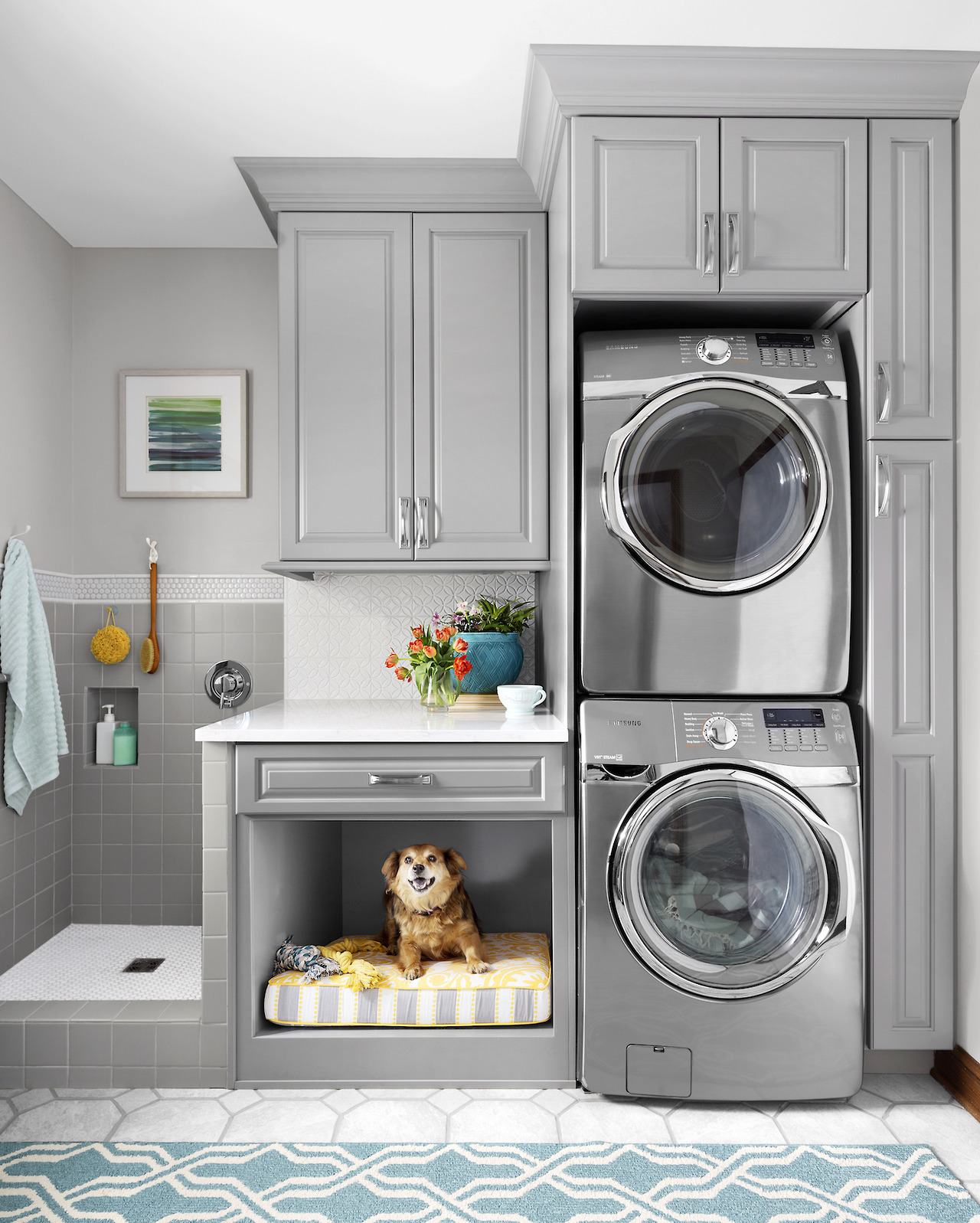 Content In A Cottage Laundry Room Dog Bath Dog Bed diy-dog-wash-thermaland-oaks-dog-washing-station-dog-house-diy