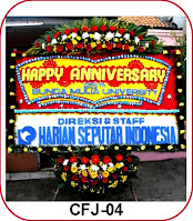 bunga papan happy anniversary