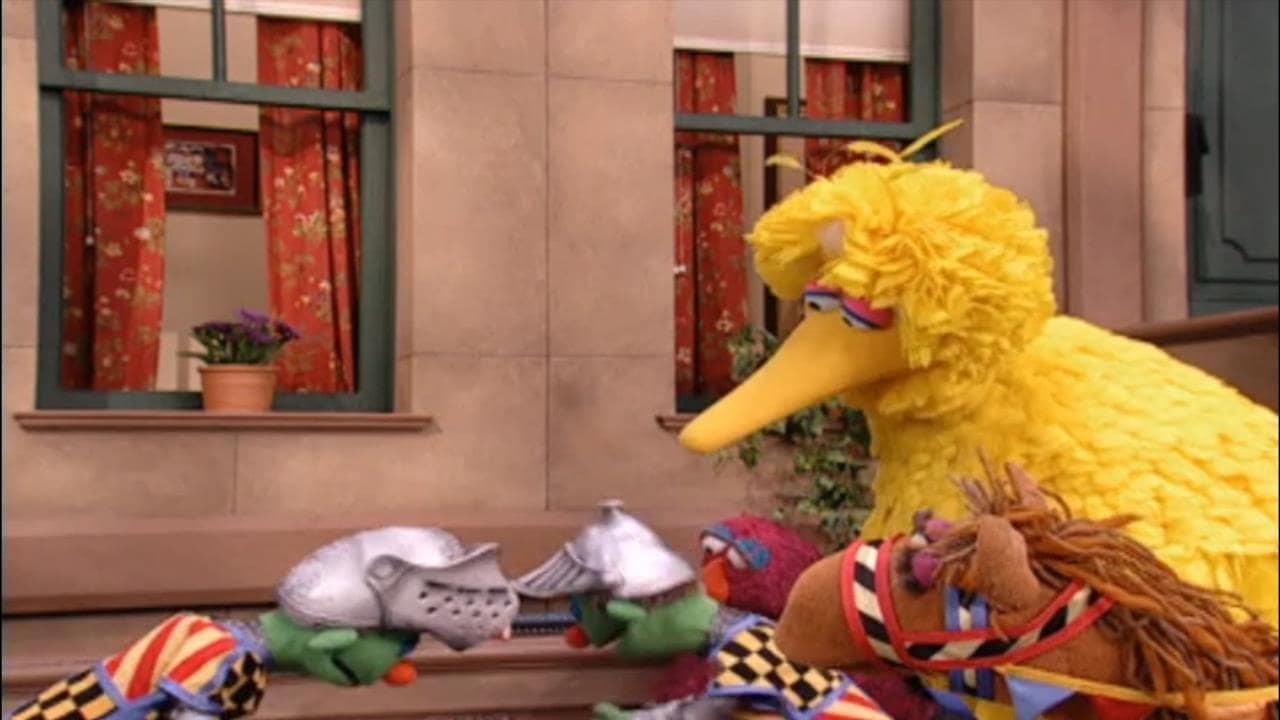 Sesame Street Episode 4068 Telly Falls from his Pogo Stick