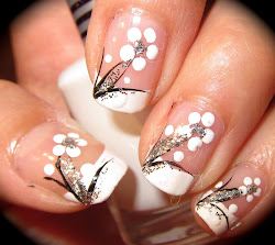nail nails designs flower floral flowers spring silver french manicure simple tutorials glitter pedicure anny nailart gold welcoming yet easy