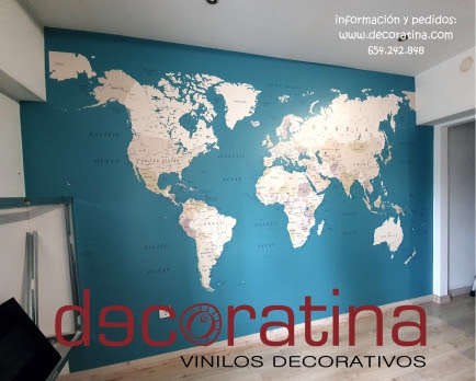 Vinilo Decorativo Mural Palmas - Decovinilos
