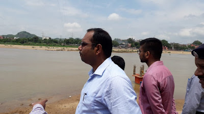 हृदय योजना के कार्य का निरीक्षण, anj news media, dm gaya visited visnanupad