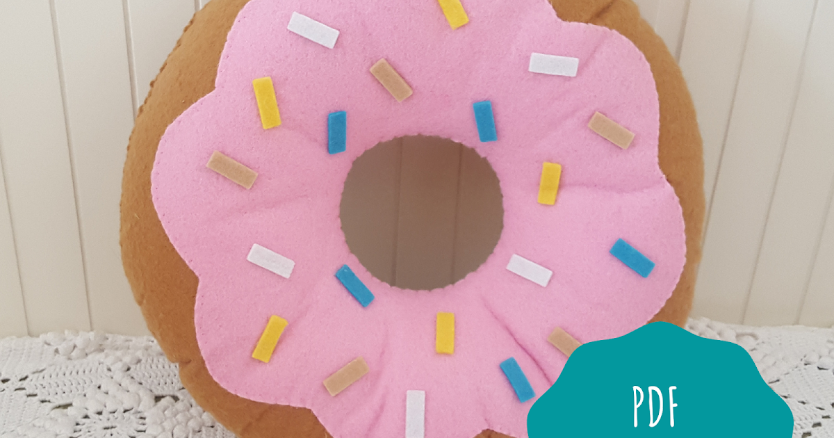 Donut pillow sewing pattern Keeping it Real