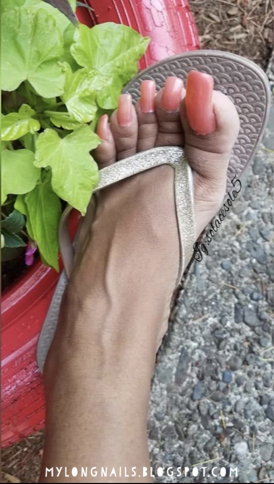 Long Nails: Solace sole's sexy long toe nails - 5