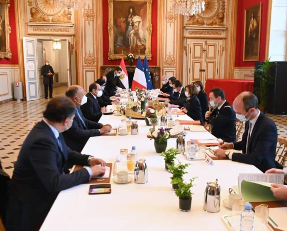 بداية نيوز بالصور السيد الرئيس يبحث مع وزيرة الدفاع الفرنسية التعاون العسكري بين البلدين