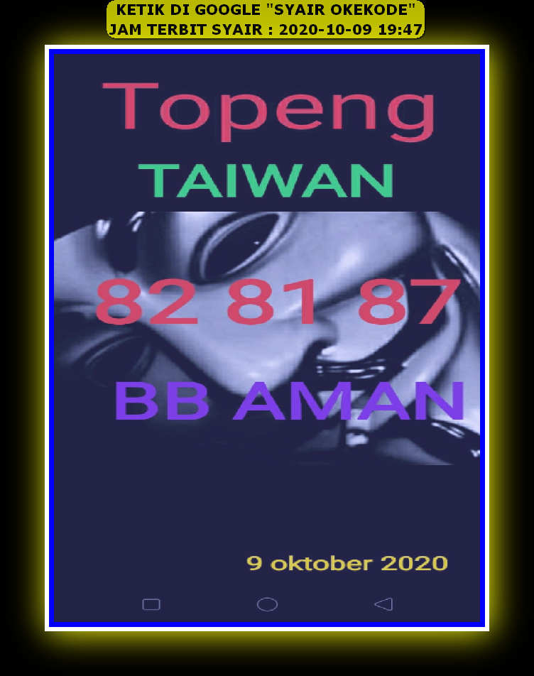 1 New Message Kode Syair Hongkong 9 Oktober 2020 Forum Syair Togel Hongkong Singapura Sydney