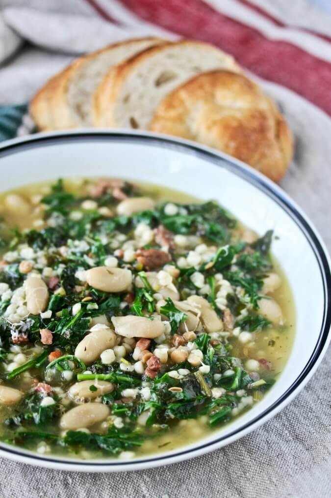 Sardinian Herb Soup Karen's Kitchen Stories