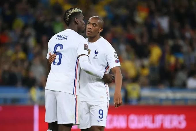 Manchester United forward Martial cancels out the stunner as France struggle against Ukraine