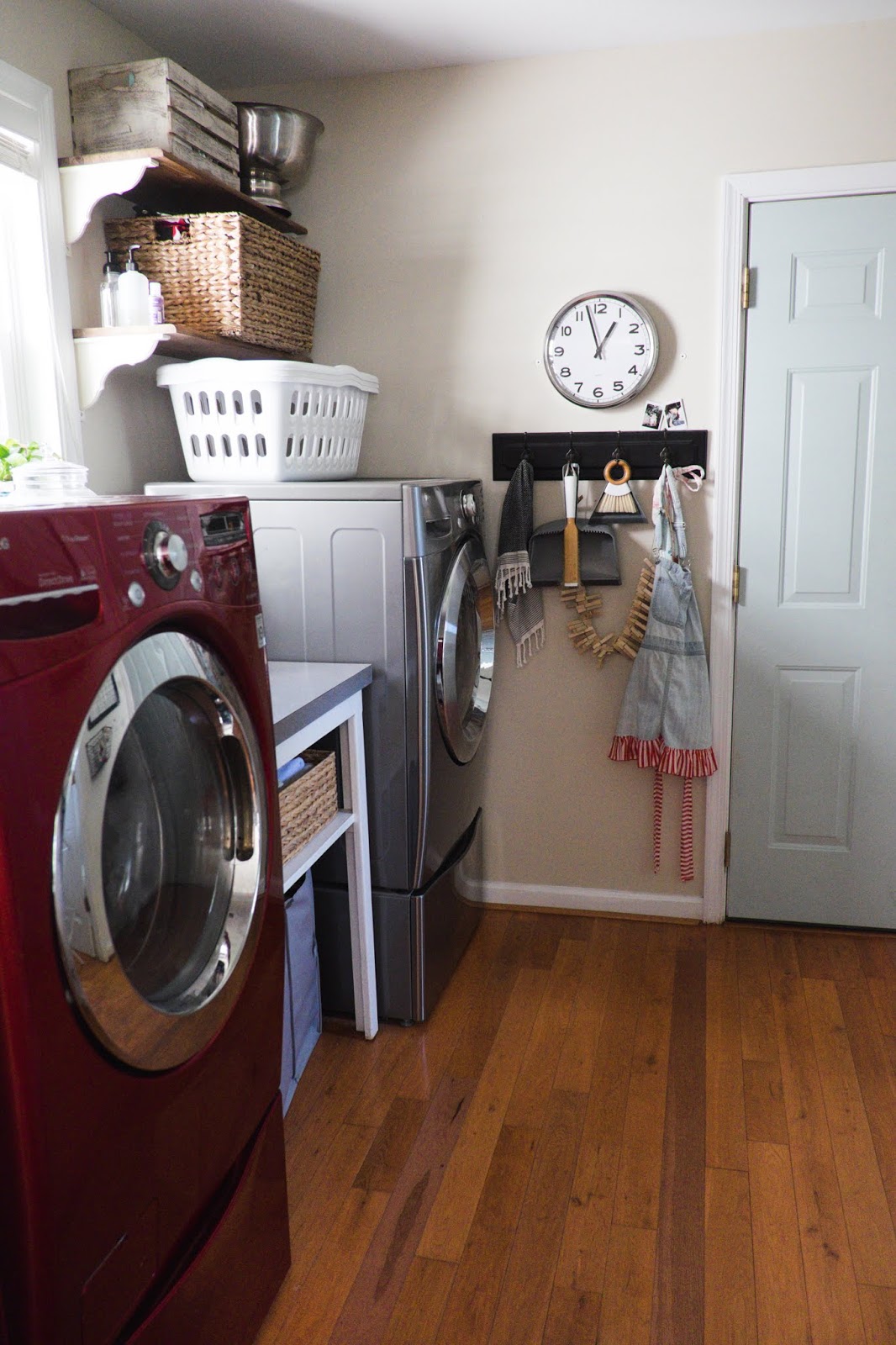 Domestic Fashionista: Our Laundry Room and Main Floor Bathroom