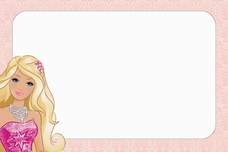 Barbie Name Tag Design