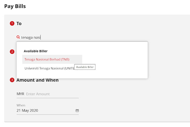 cara bayar bil TNB online