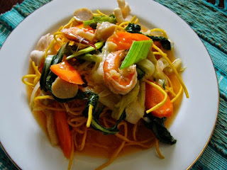 Cara Membuat I Fu Mie Siram Seafood