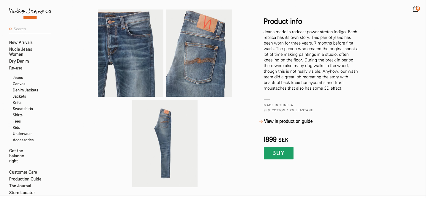 nudie jeans store locator