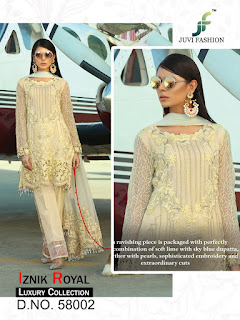 Juvi fashion Iznik Luxury collection pakistani Suits