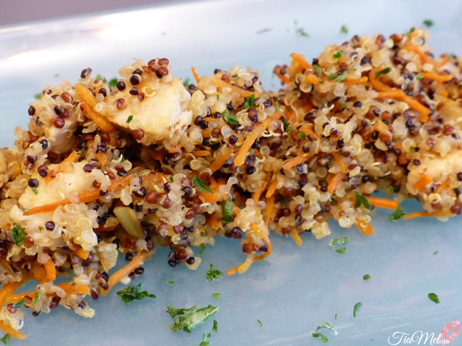Quinoa Hähnchen Karotten Pfanne - TiaMel