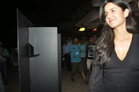 Ranbir with girlfriend Katrina Kaif at Wolf of Wall Street screening