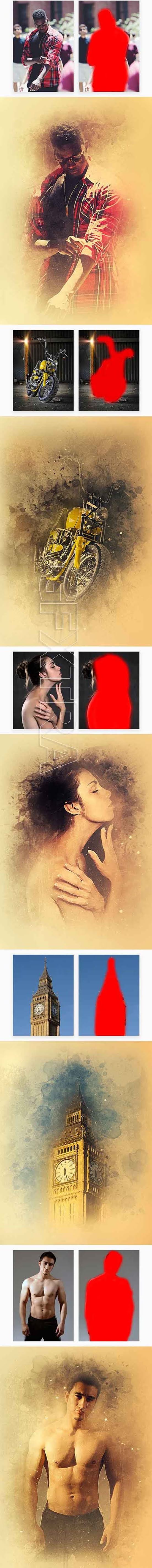 Impressionist Painting Photoshop Action