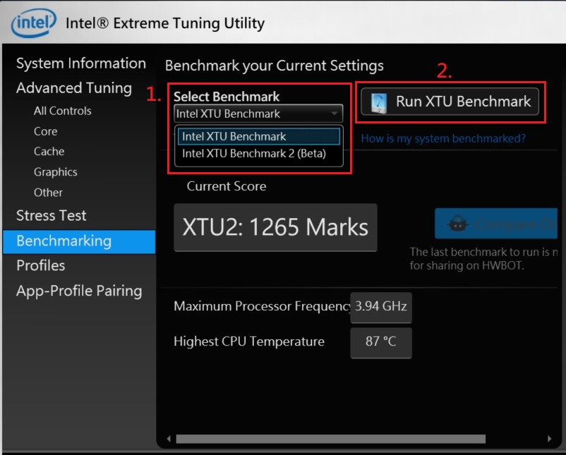 intel xtu benchmark scores intel xtu benchmark scores