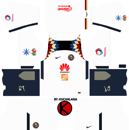 Club América Kits 2017/2018 - Dream League Soccer - Kuchalana