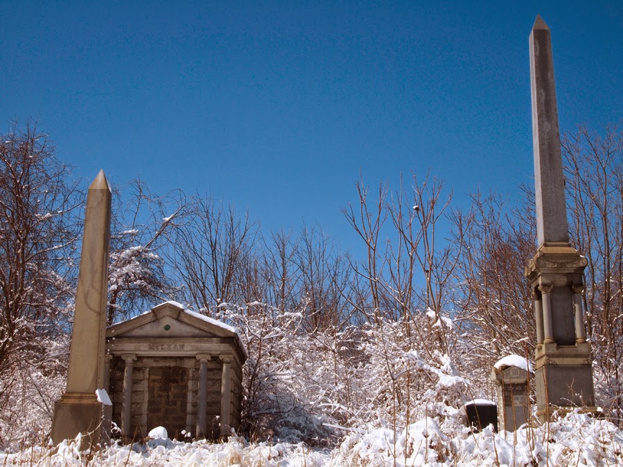 The Cemetery Traveler by Ed Snyder Mount Moriah Cemetery A Winter Wonderland