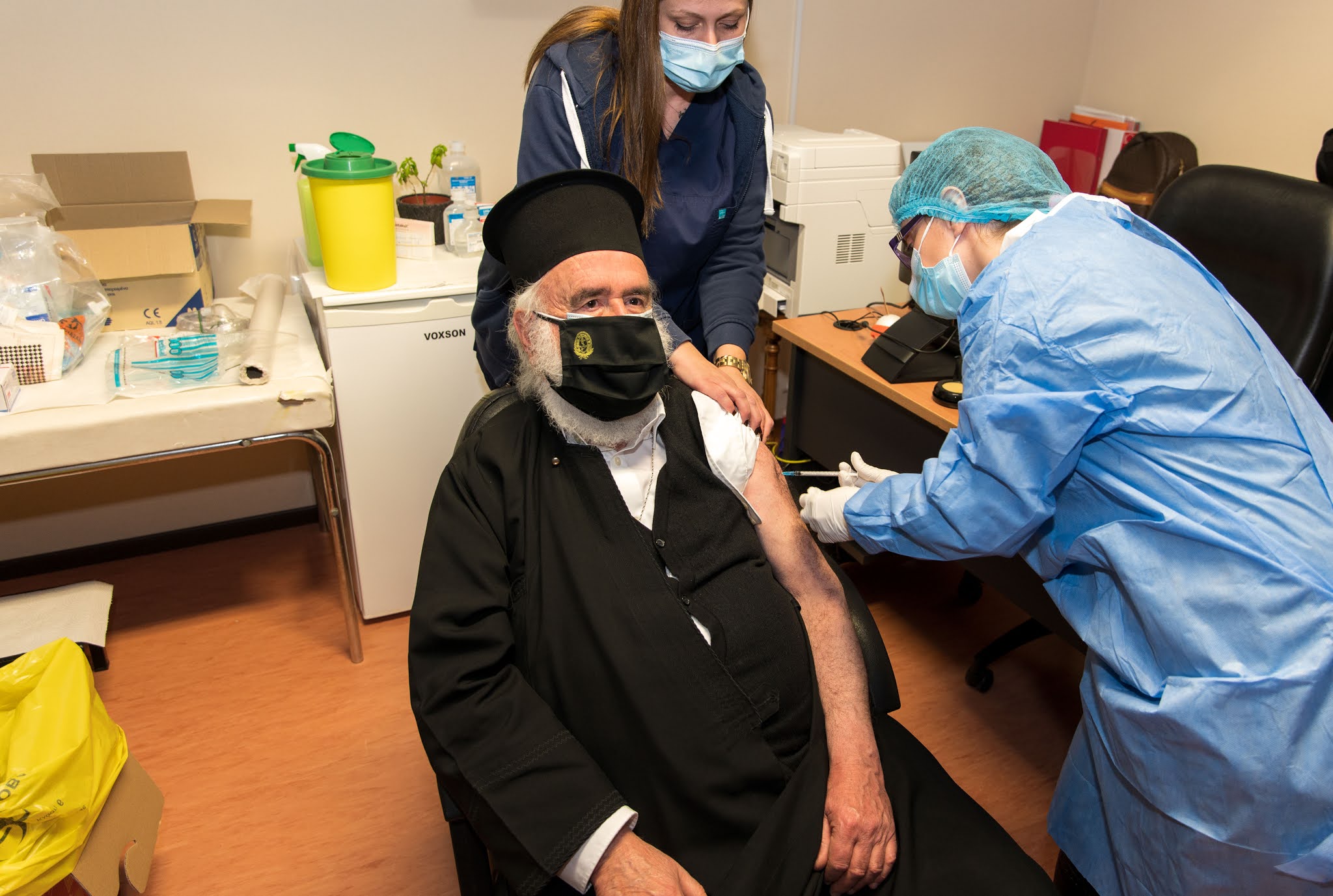 Εμβολιασμοί στα Γηροκομεία της Ξάνθης - Με χαμόγελο οι ηλικιωμένοι