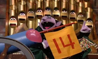 The Number of the Day 14. The Count tries to find the number of the day. Sesame Street Episode 4070, Season 35