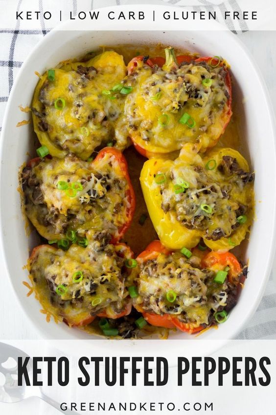 KETO STUFFED PEPPERS WITHOUT RICE Good Eat