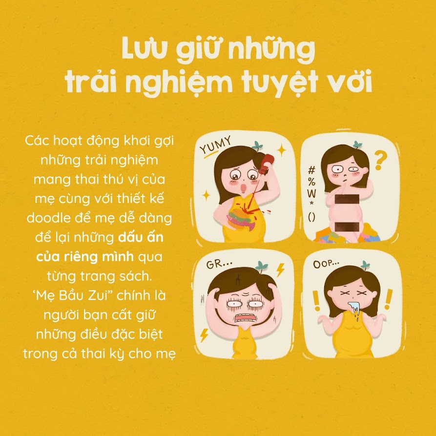 [A116] Trọn bộ sách tô màu cho Mẹ Bầu mang thai lần đầu