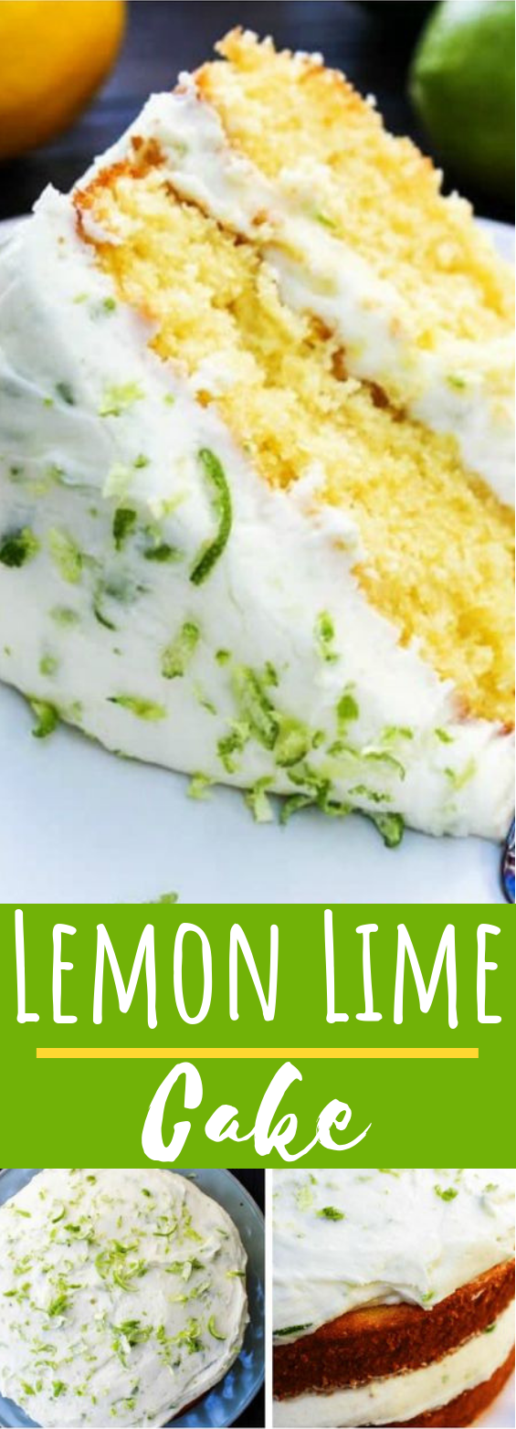 Lemon Lime Layer Cake #cake #desserts