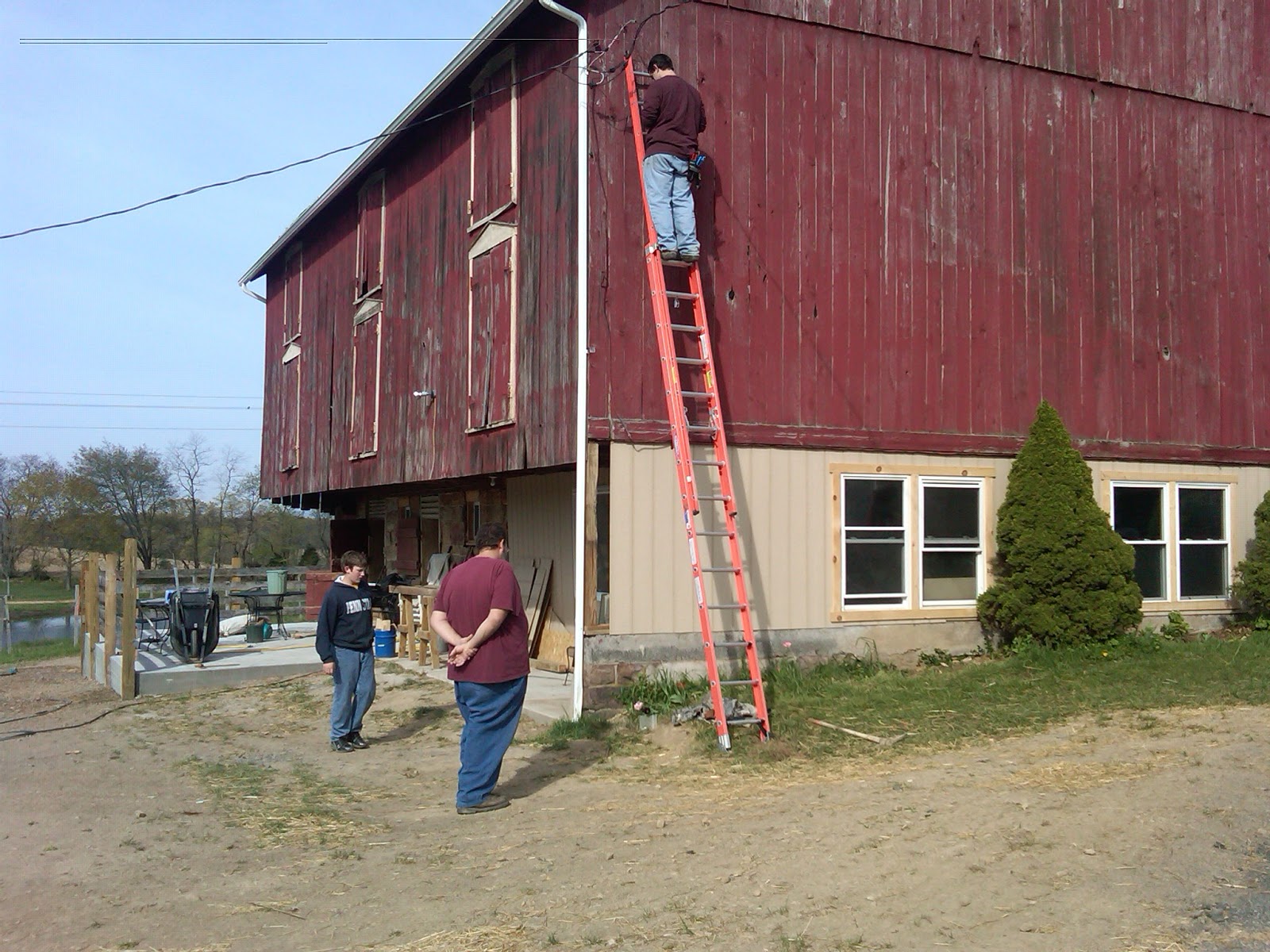 Chronicles of the Long Shot Farm: Wiring the Barn