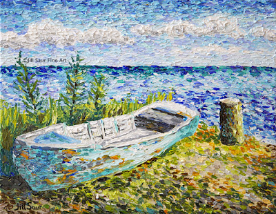 boat painting