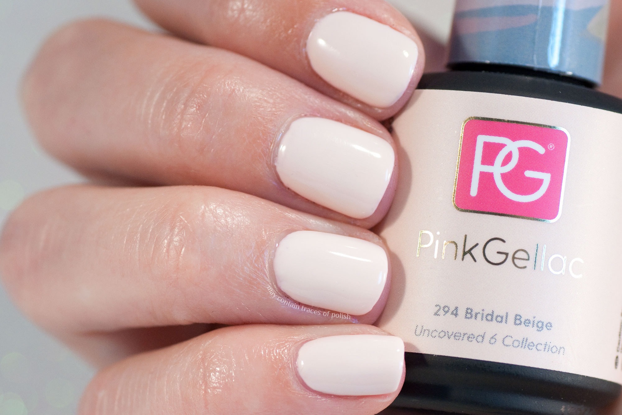Pink Gellac Uncovered 6 Collection Swatches - May contain traces of polish