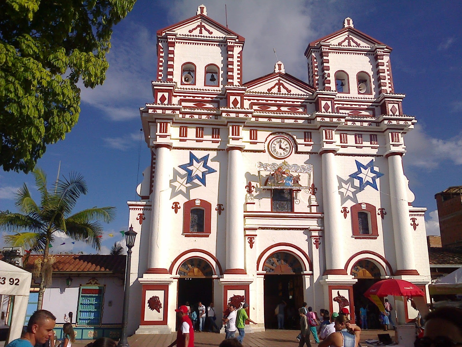 Kerk dichtbij Medellin in Colombië Kerk dichtbij Medellin in Colombië