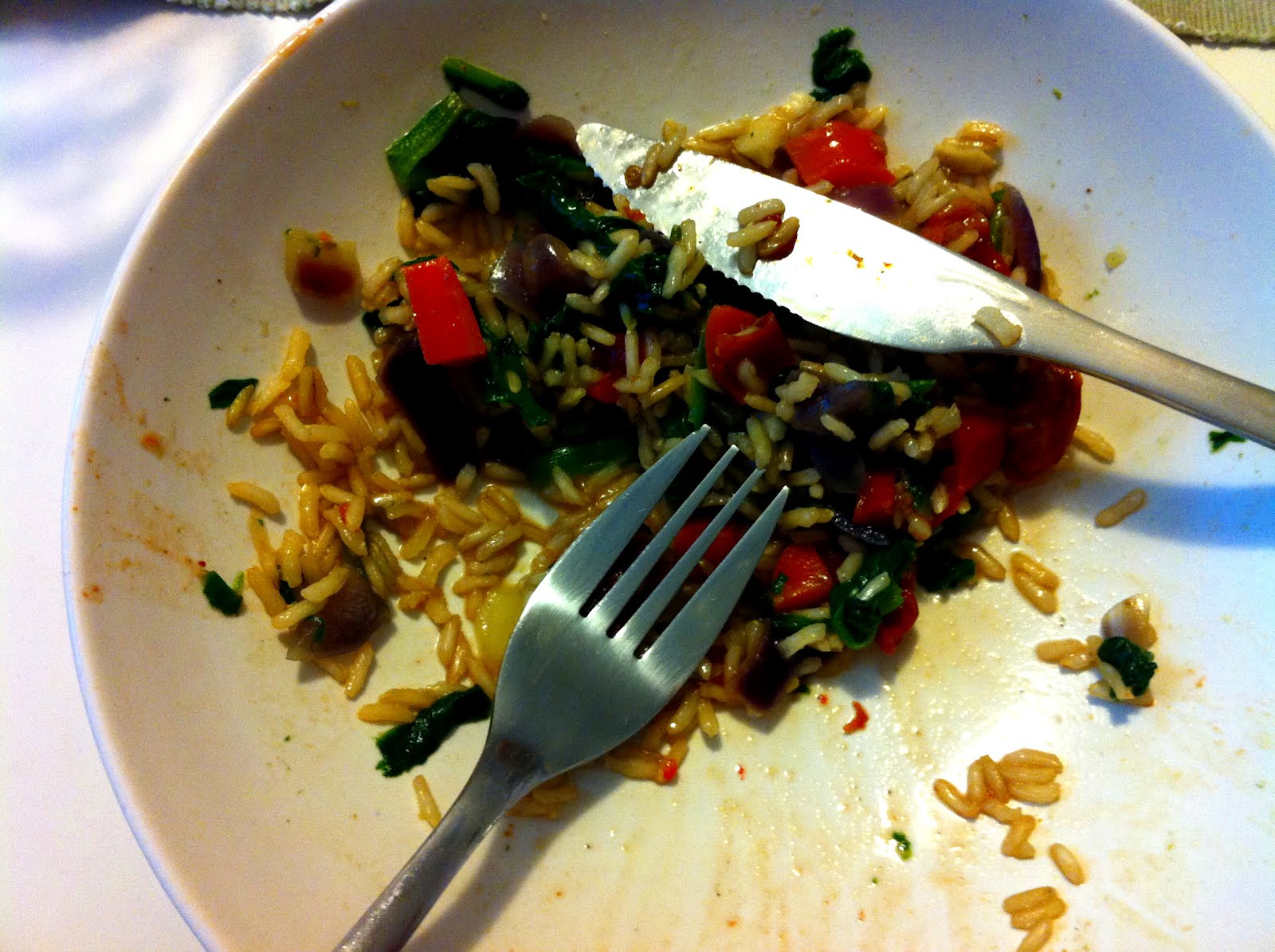 Fit ’n Fast Food [Gefüllte Paprika auf Spinatbett]
