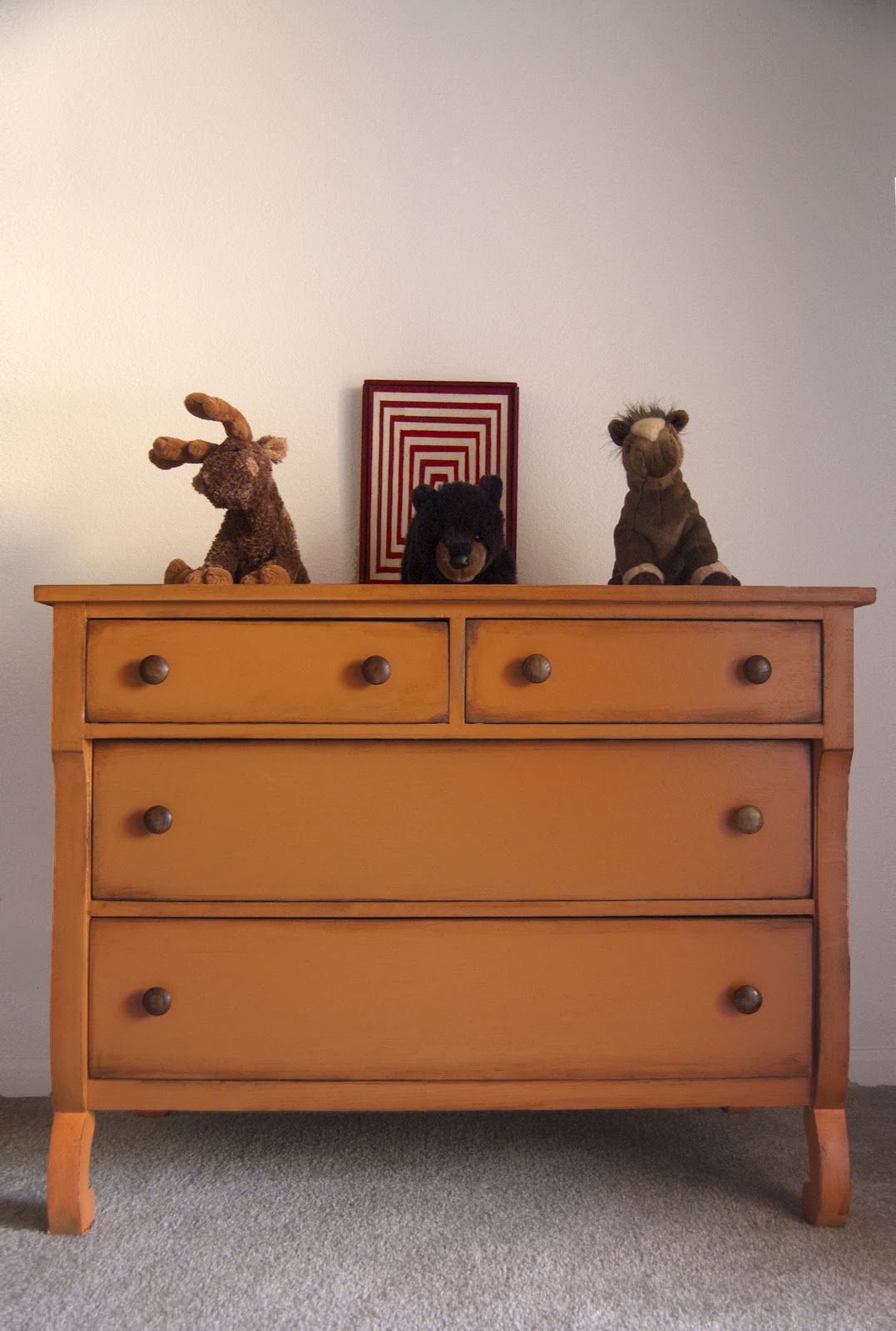 551 east Rustic Orange Dresser